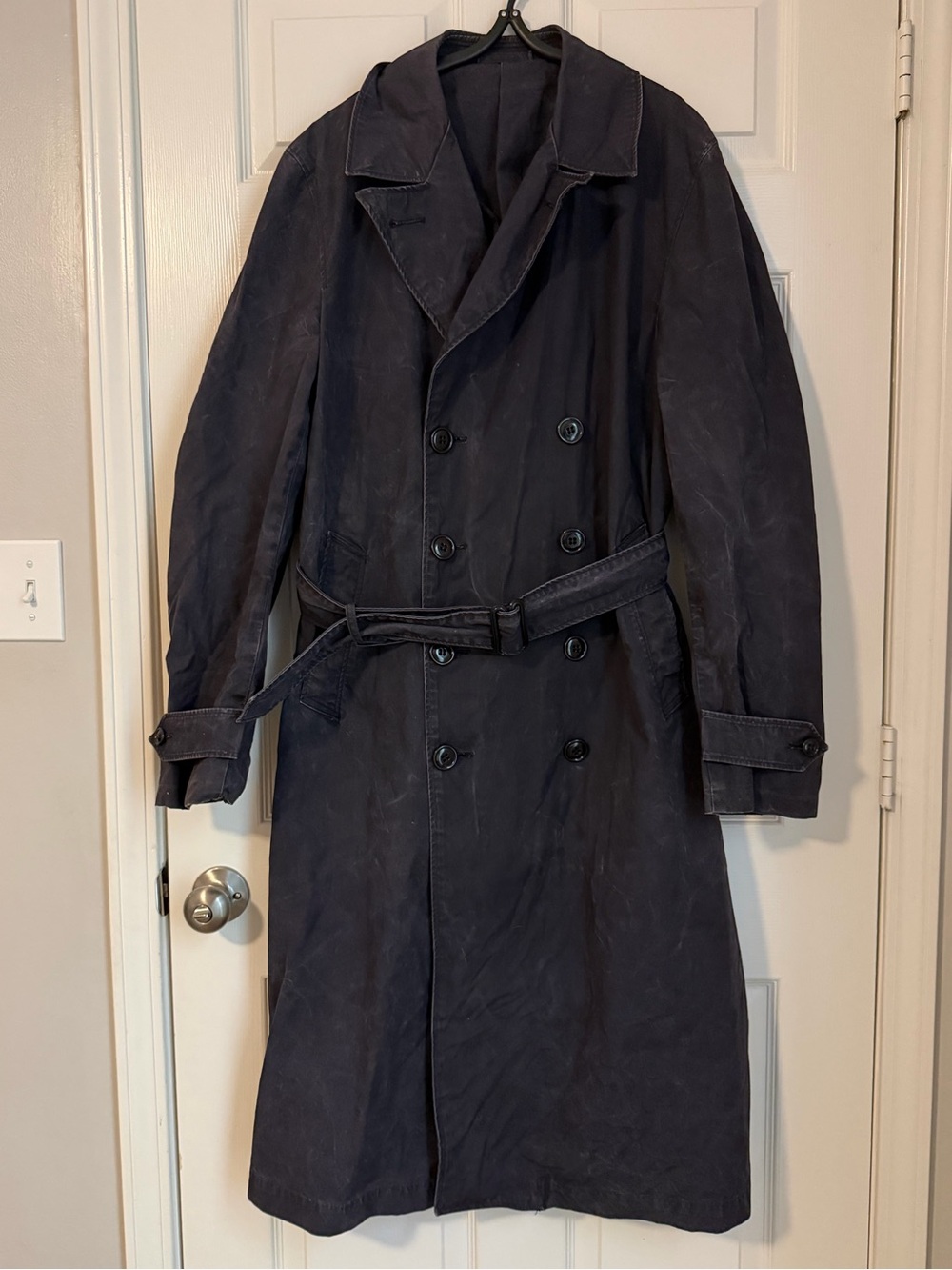 vintage US Navy All-Weather Trench Coat - mid century